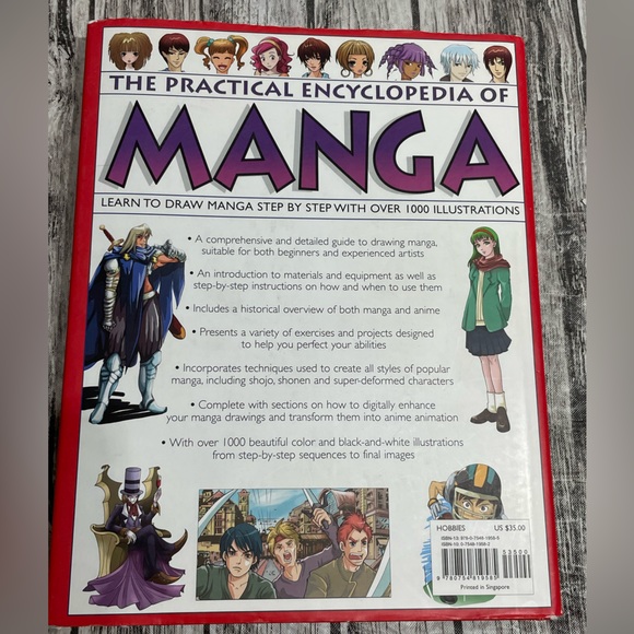 The Practical Encyclopedia of Manga How to Draw Manga book artist guide - Picture 4 of 12